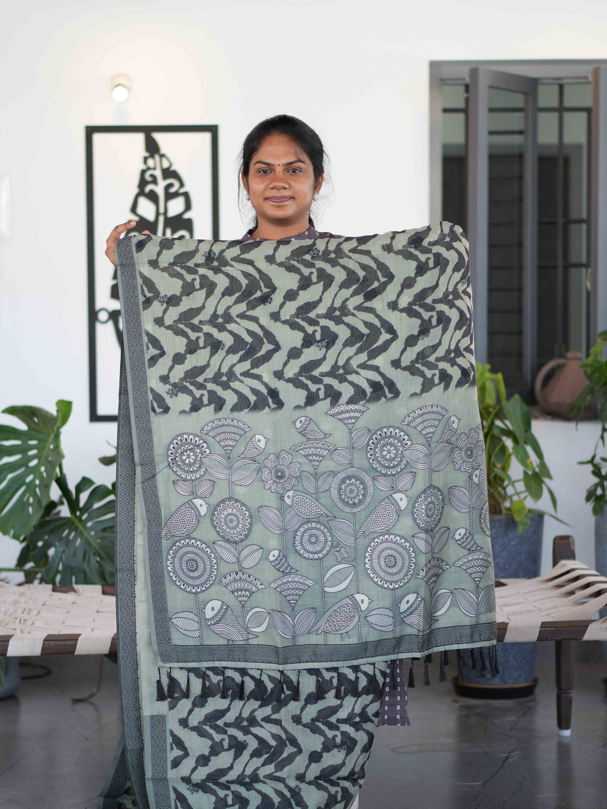 Sambalpuri Printed Cotton Sarees Traditional Grace / SKU274 – 1