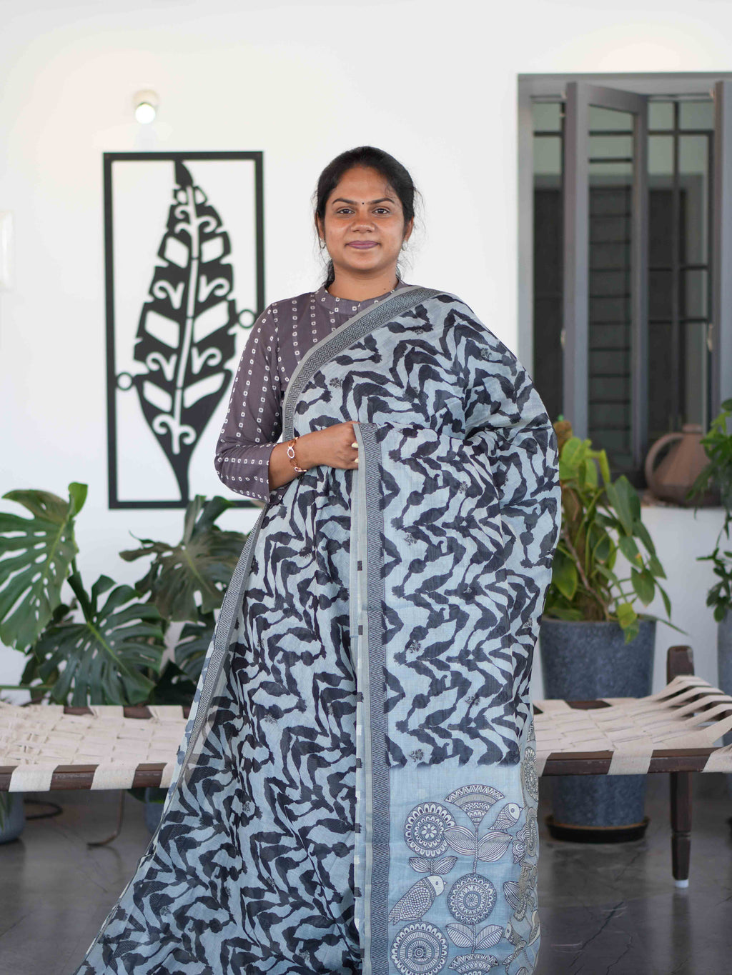 Sambalpuri Printed Cotton Sarees Folk Elegance / SKU274 – 5