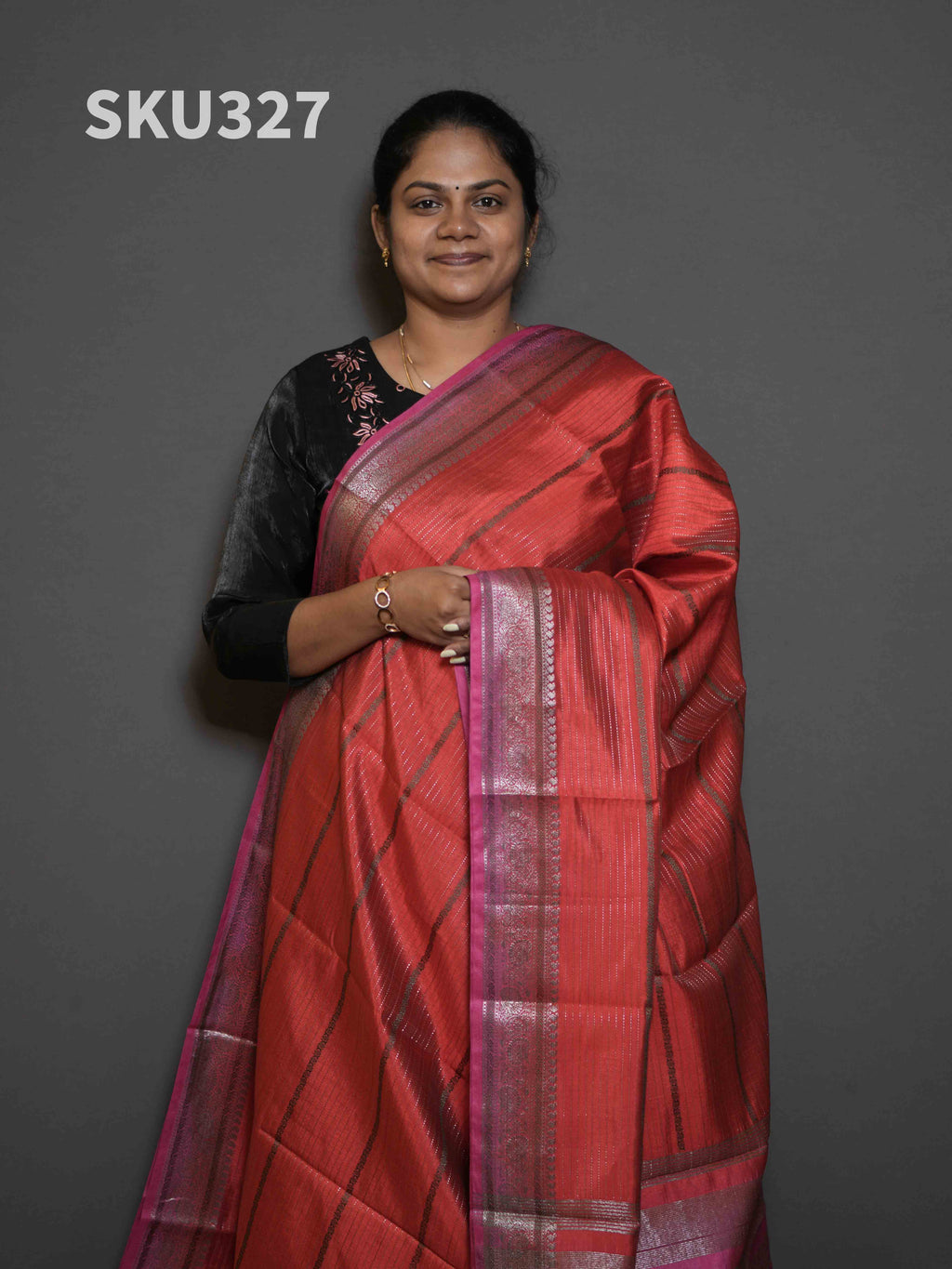 Cotton Banaras Sarees Classic Charm / SKU327 – 2