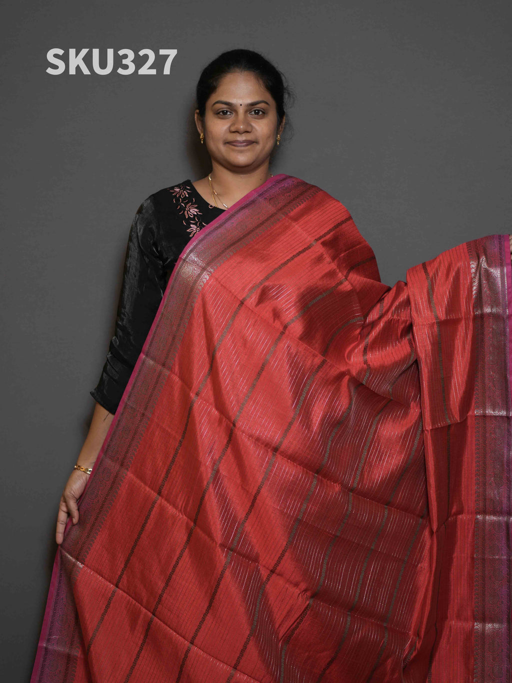 Cotton Banaras Sarees Classic Charm / SKU327 – 2