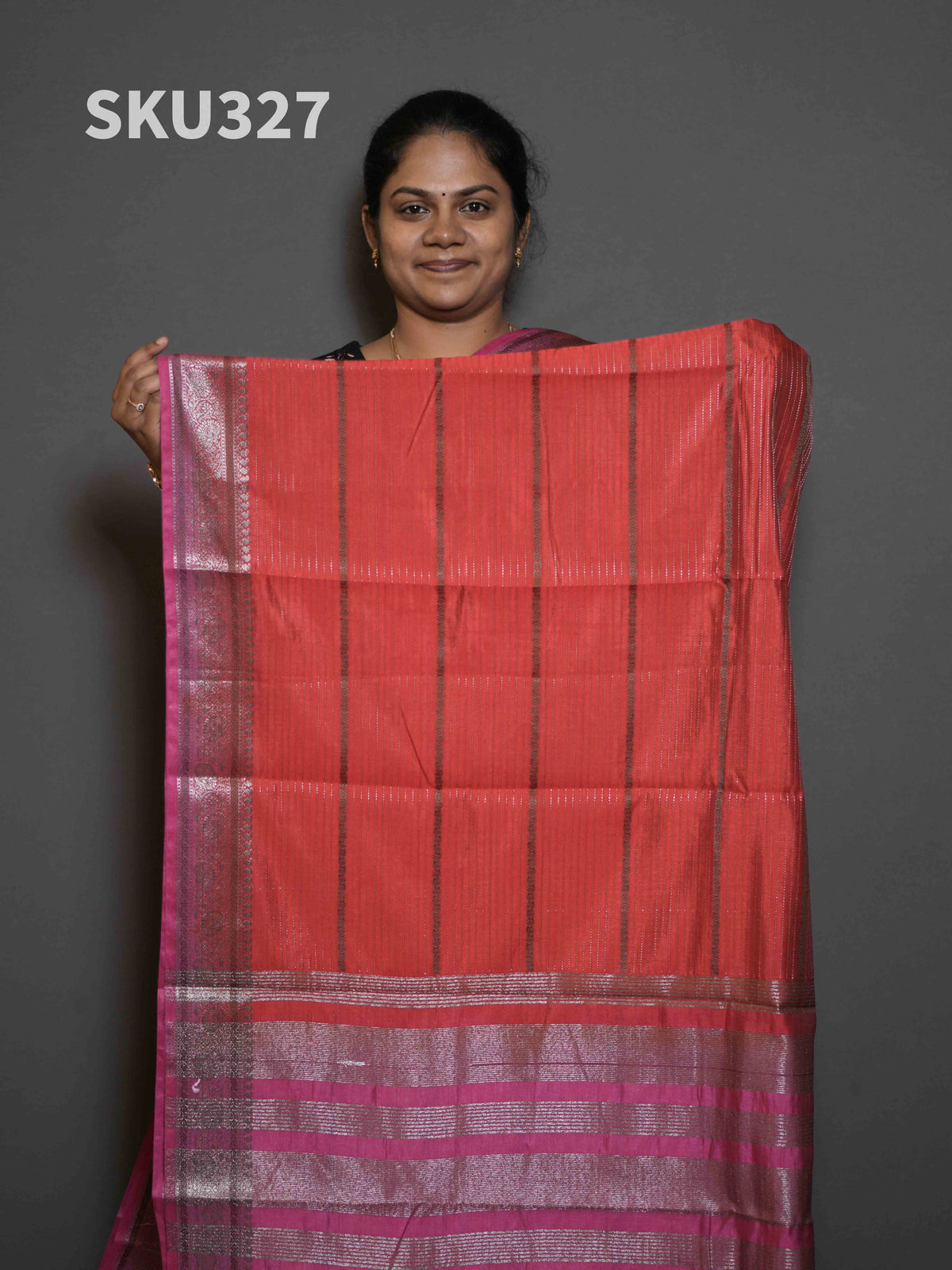 Cotton Banaras Sarees Classic Charm / SKU327 – 2
