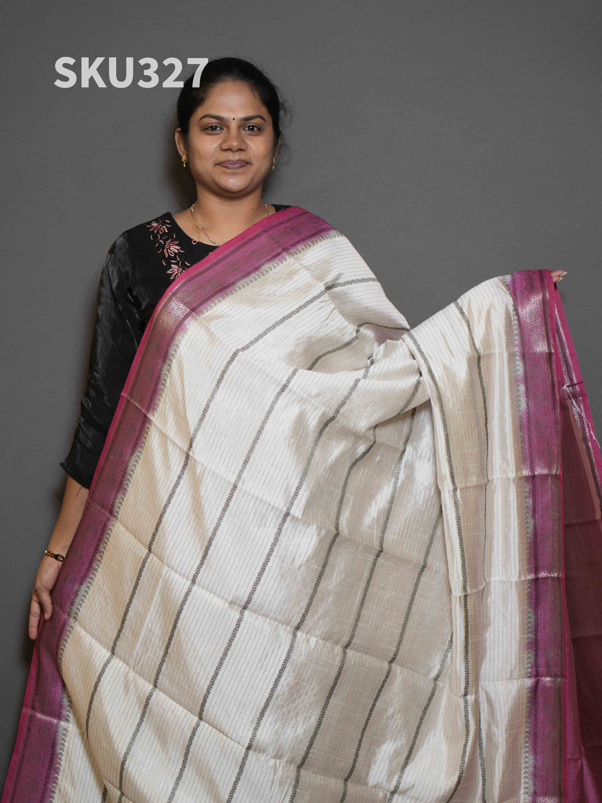 Cotton Banaras Sarees Royal Heritage / SKU327 – 3