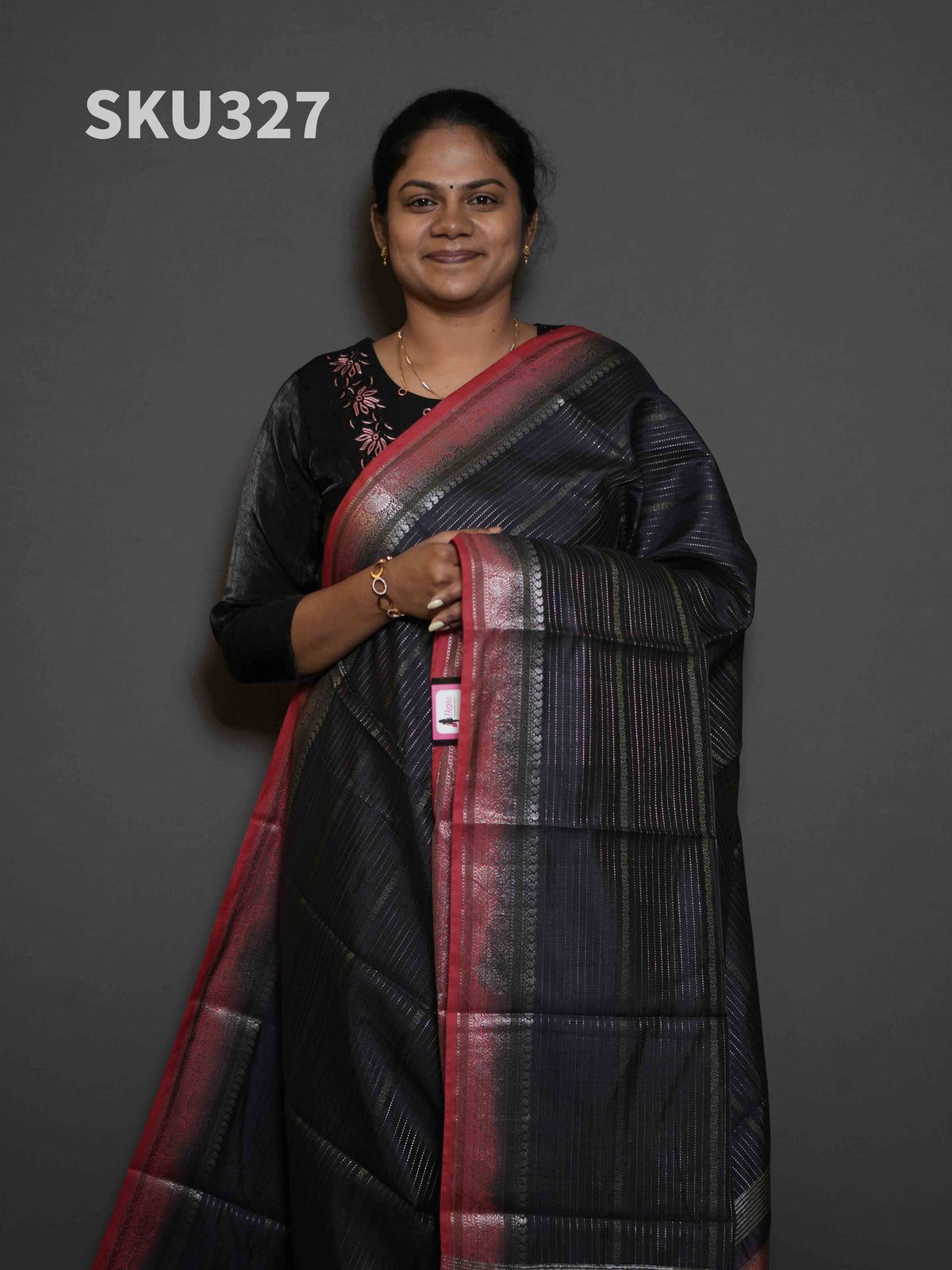 Cotton Banaras Sarees Golden Tradition / SKU327 – 7