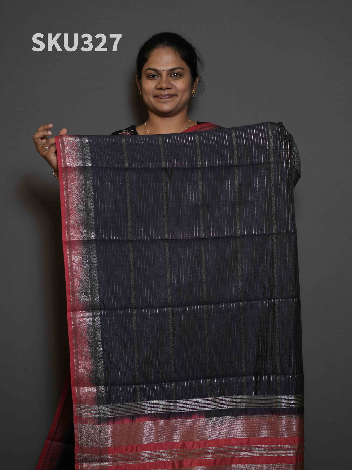 Cotton Banaras Sarees Golden Tradition / SKU327 – 7
