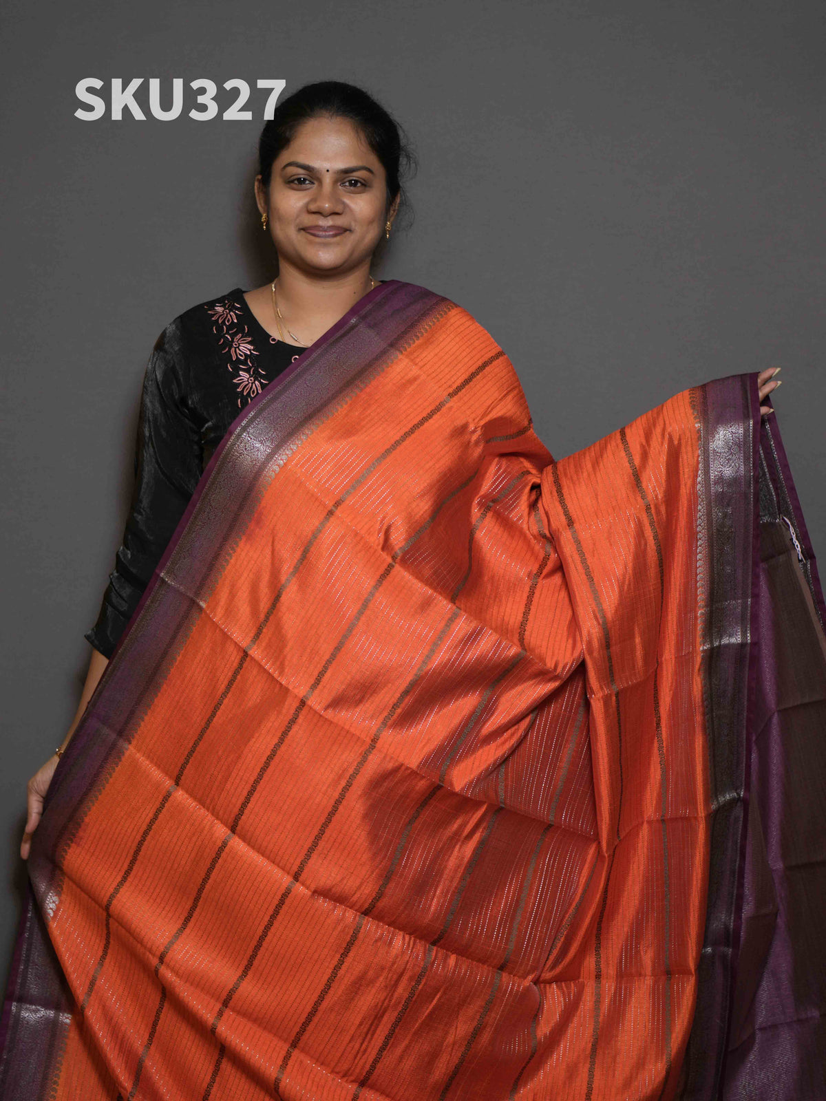 Cotton Banaras Sarees Heritage Charm / SKU327 – 10