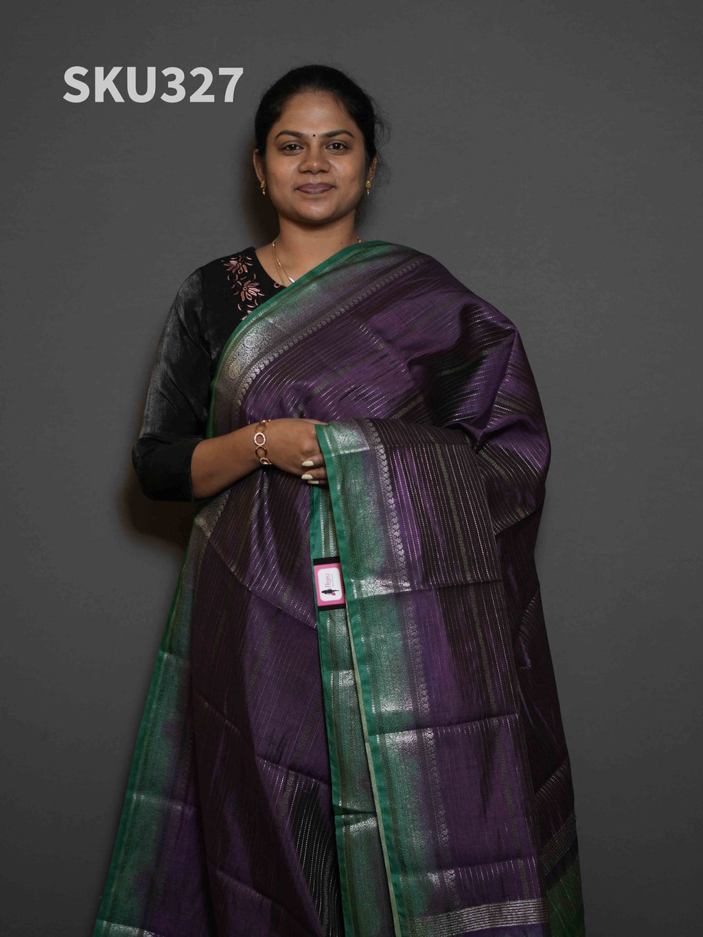 Cotton Banaras Sarees Festive Grace / SKU327 – 11