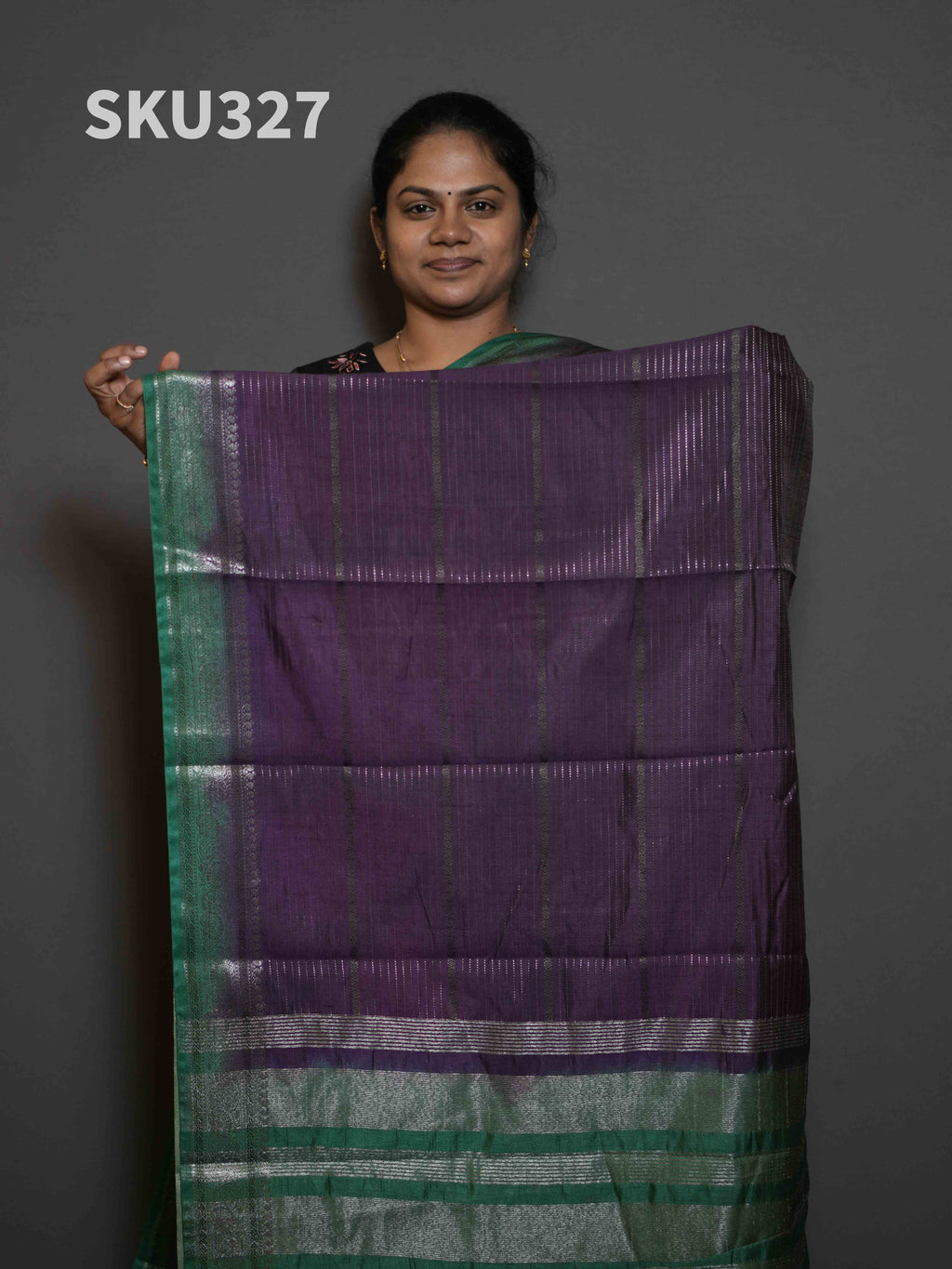 Cotton Banaras Sarees Festive Grace / SKU327 – 11