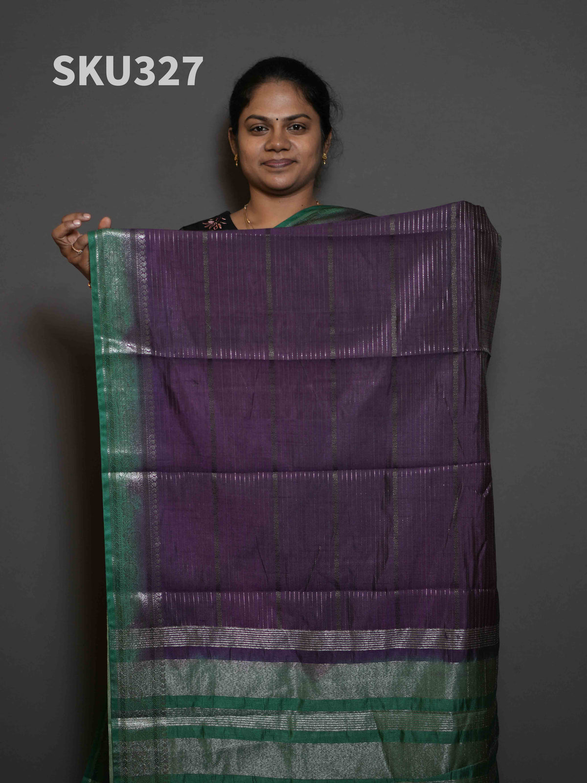 Cotton Banaras Sarees Festive Grace / SKU327 – 11