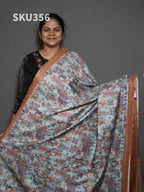 Semi Printed Tussar Sarees Classic Charm / SKU356 – 1
