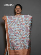 Semi Printed Tussar Sarees Classic Charm / SKU356 – 1