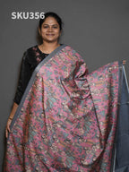 Semi Printed Tussar Sarees Timeless Beauty / SKU356 – 3
