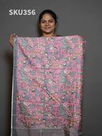Semi Printed Tussar Sarees Timeless Beauty / SKU356 – 3