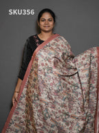 Semi Printed Tussar Sarees Modern Appeal / SKU356 – 4