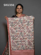 Semi Printed Tussar Sarees Modern Appeal / SKU356 – 4