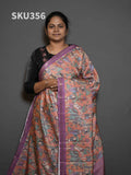Semi Printed Tussar Sarees Signature Style / SKU356 – 9