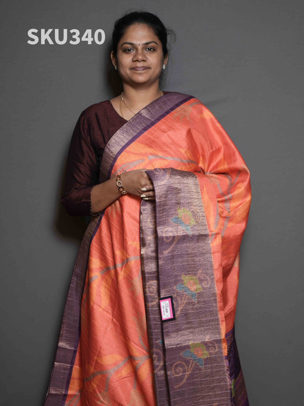 Crush Tussar Sarees Classic Charm / SKU340 – 2