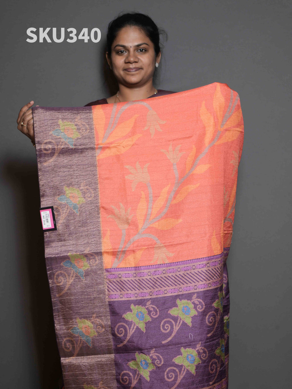 Crush Tussar Sarees Classic Charm / SKU340 – 2