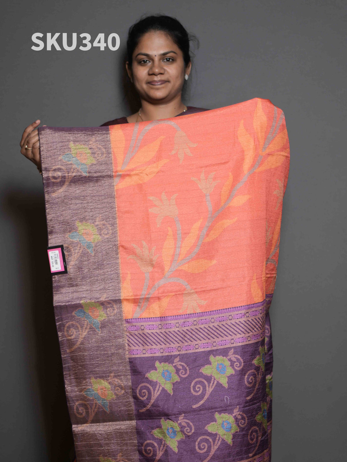 Crush Tussar Sarees Classic Charm / SKU340 – 2