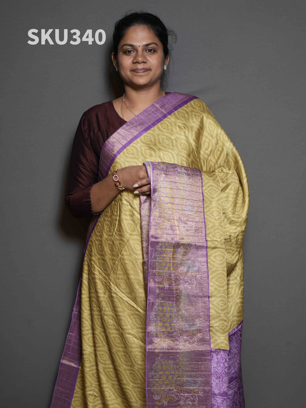 Crush Tussar Sarees Timeless Beauty / SKU340 – 3