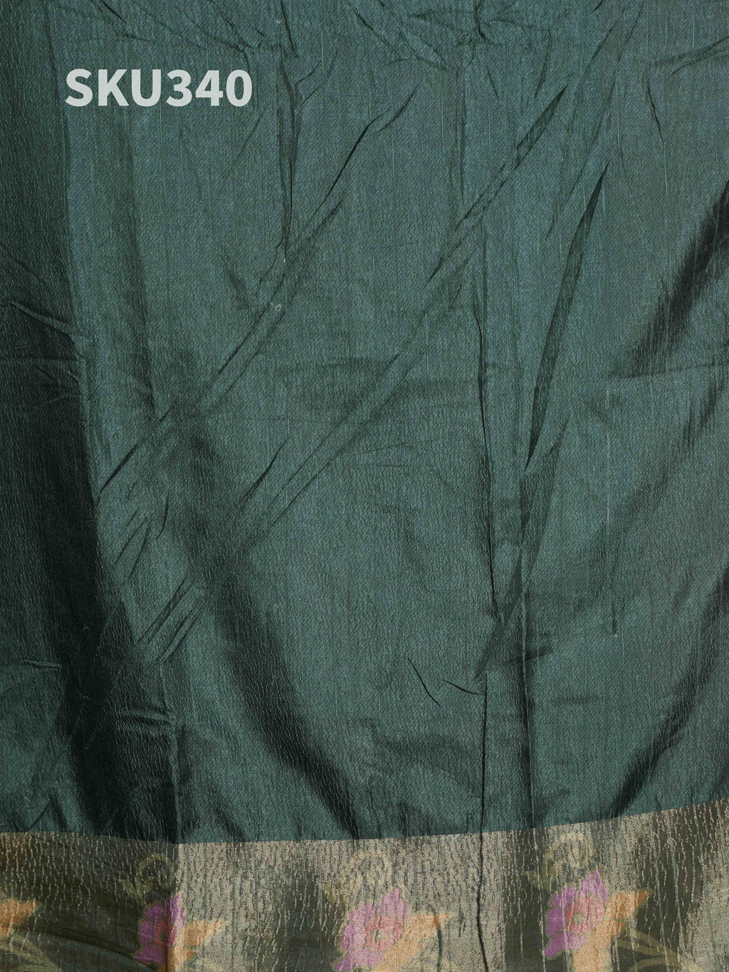 Crush Tussar Sarees Graceful Texture / SKU340 – 4
