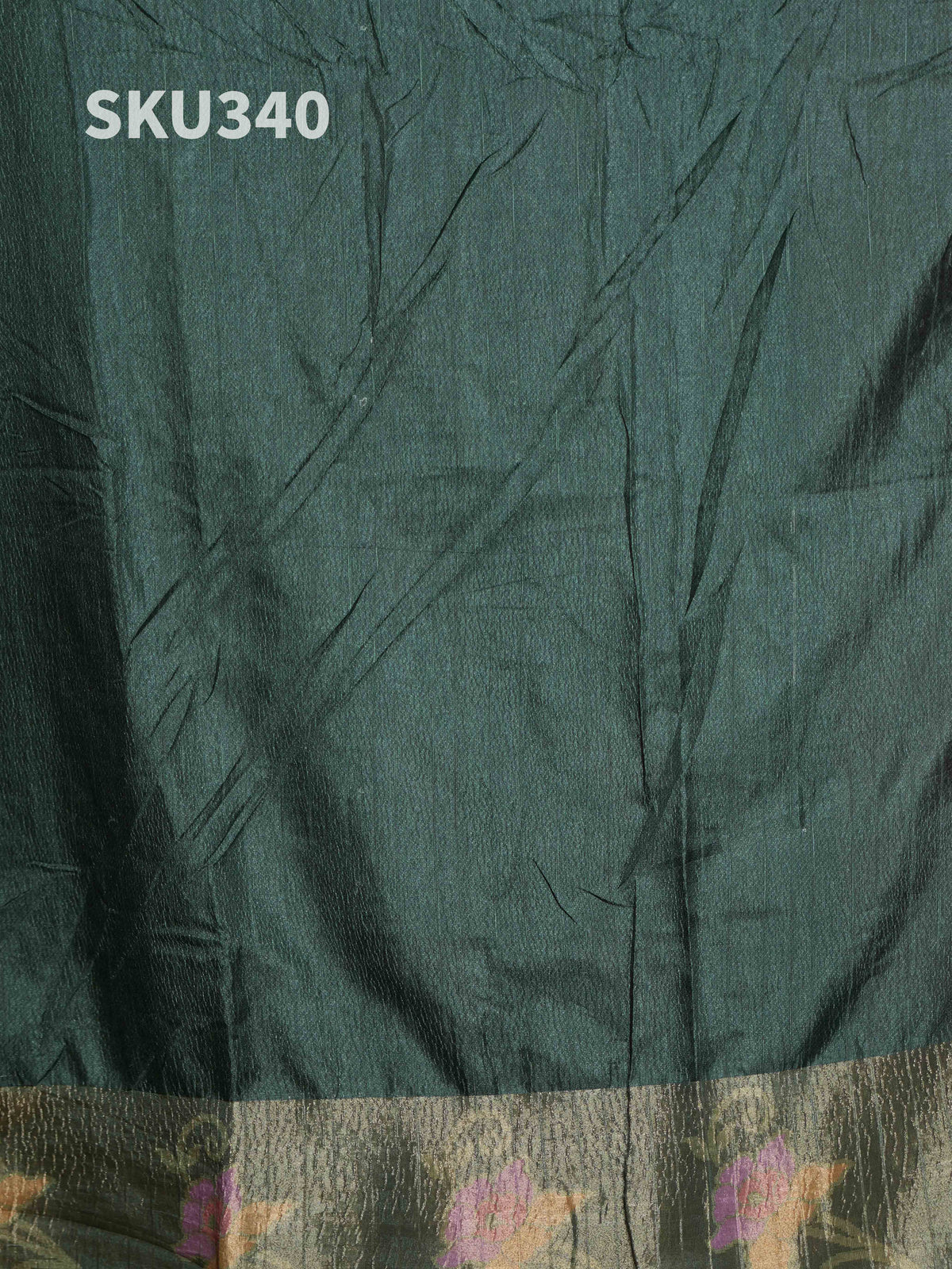 Crush Tussar Sarees Graceful Texture / SKU340 – 4