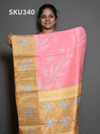Crush Tussar Sarees Rustic Beauty / SKU340 – 6