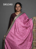 Crush Tussar Sarees Refined Drape / SKU340 – 7