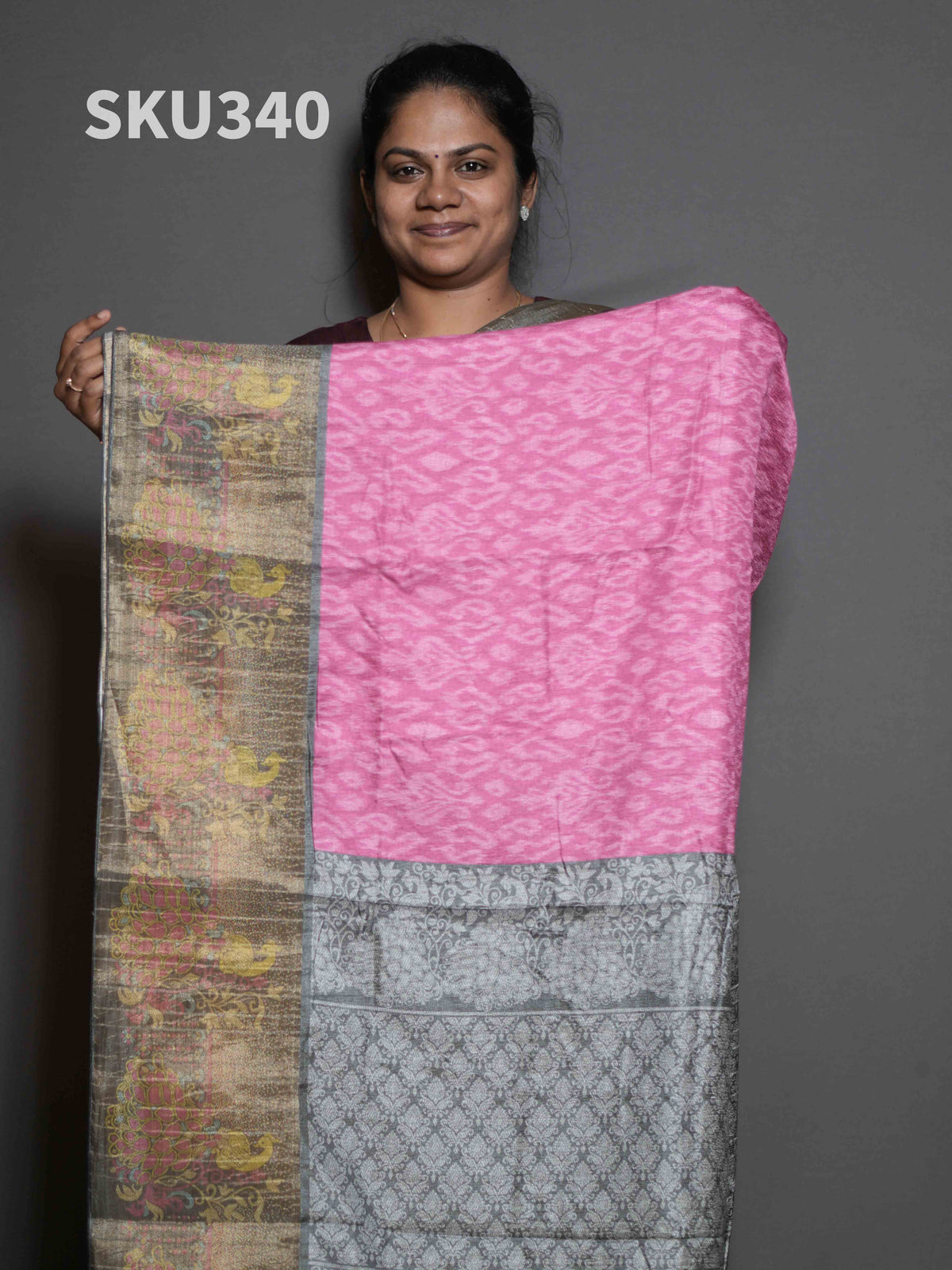 Crush Tussar Sarees Refined Drape / SKU340 – 7