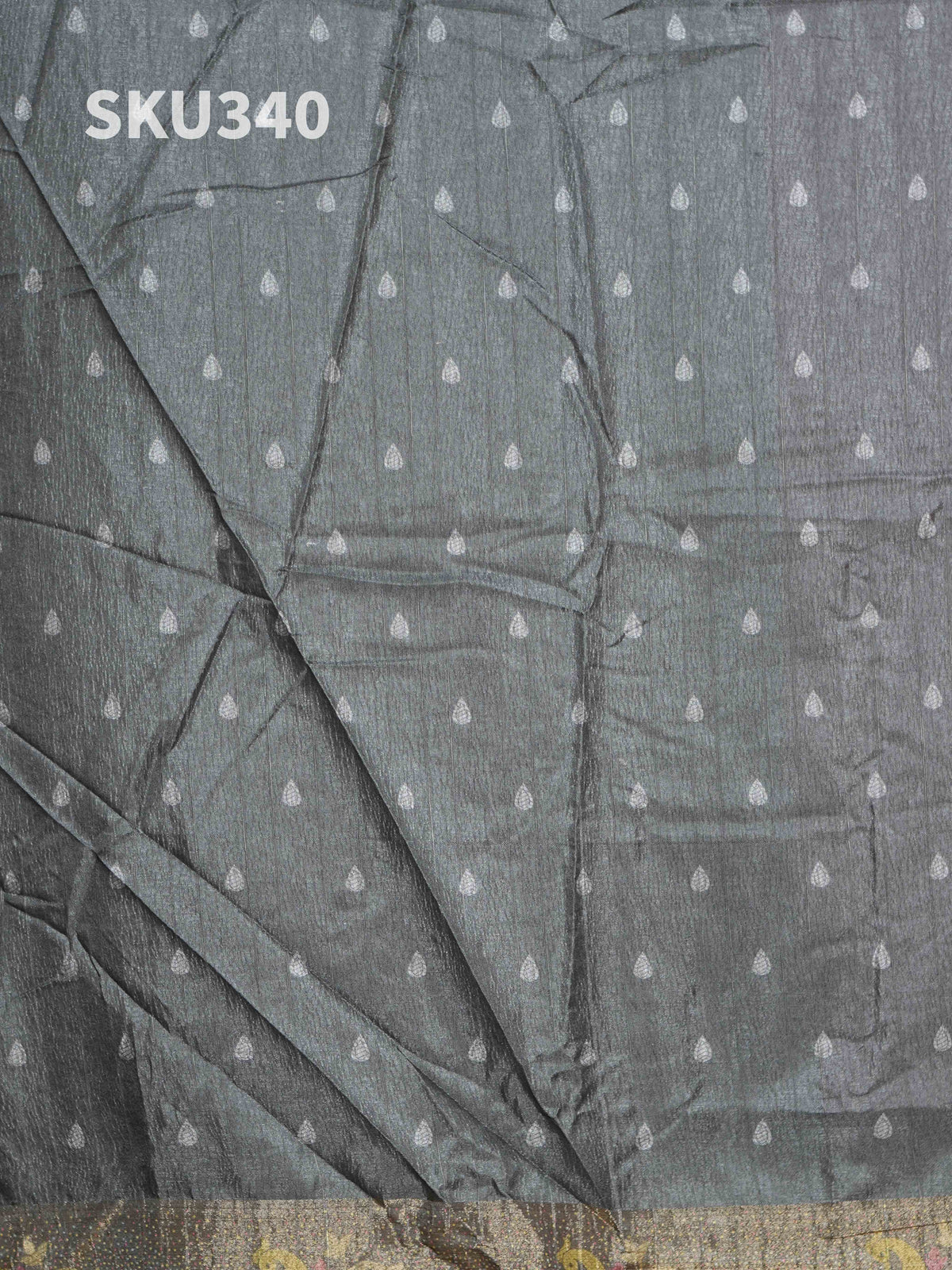 Crush Tussar Sarees Refined Drape / SKU340 – 7