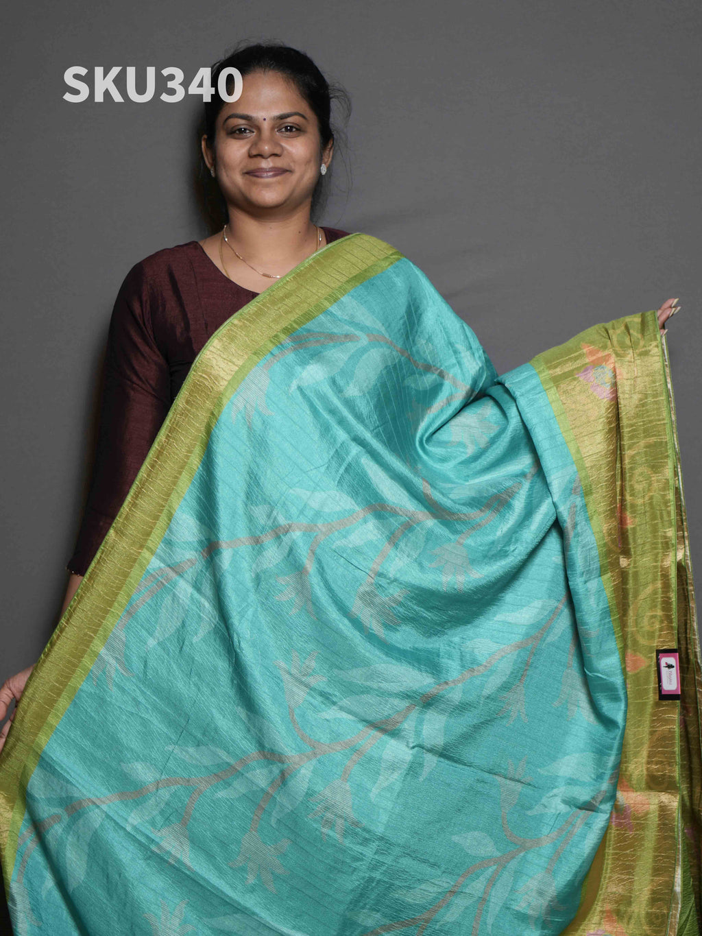 Crush Tussar Sarees Modern Grace / SKU340 – 10