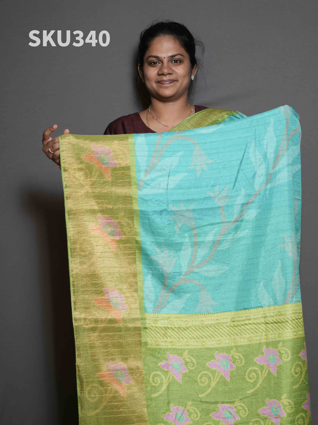 Crush Tussar Sarees Modern Grace / SKU340 – 10