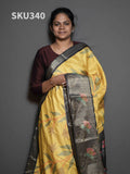 Crush Tussar Sarees Soft Radiance / SKU340 – 11