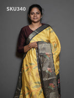 Crush Tussar Sarees Soft Radiance / SKU340 – 11