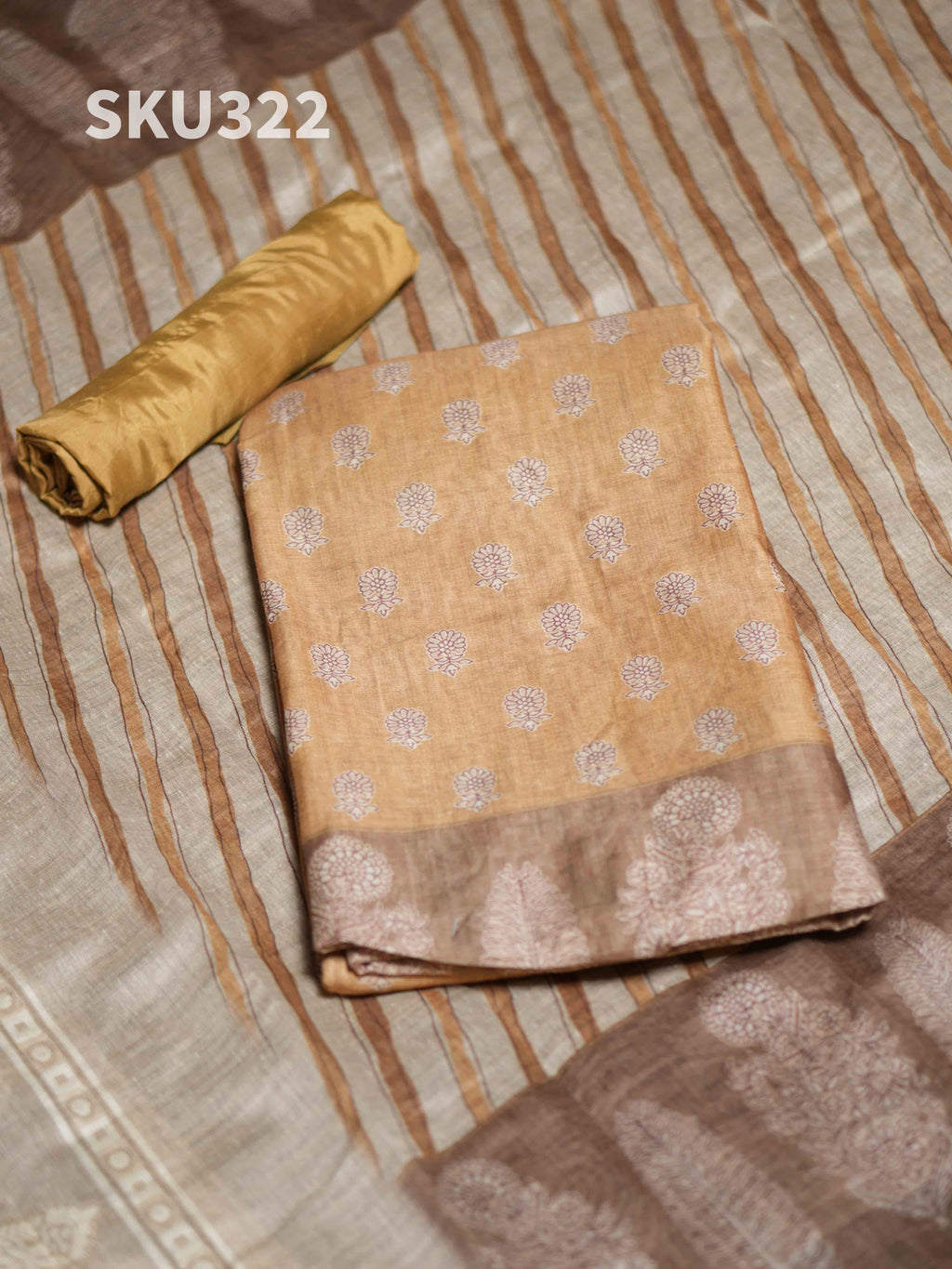 Chanderi Salwar Materials Heritage Weave / SKU322 – 5