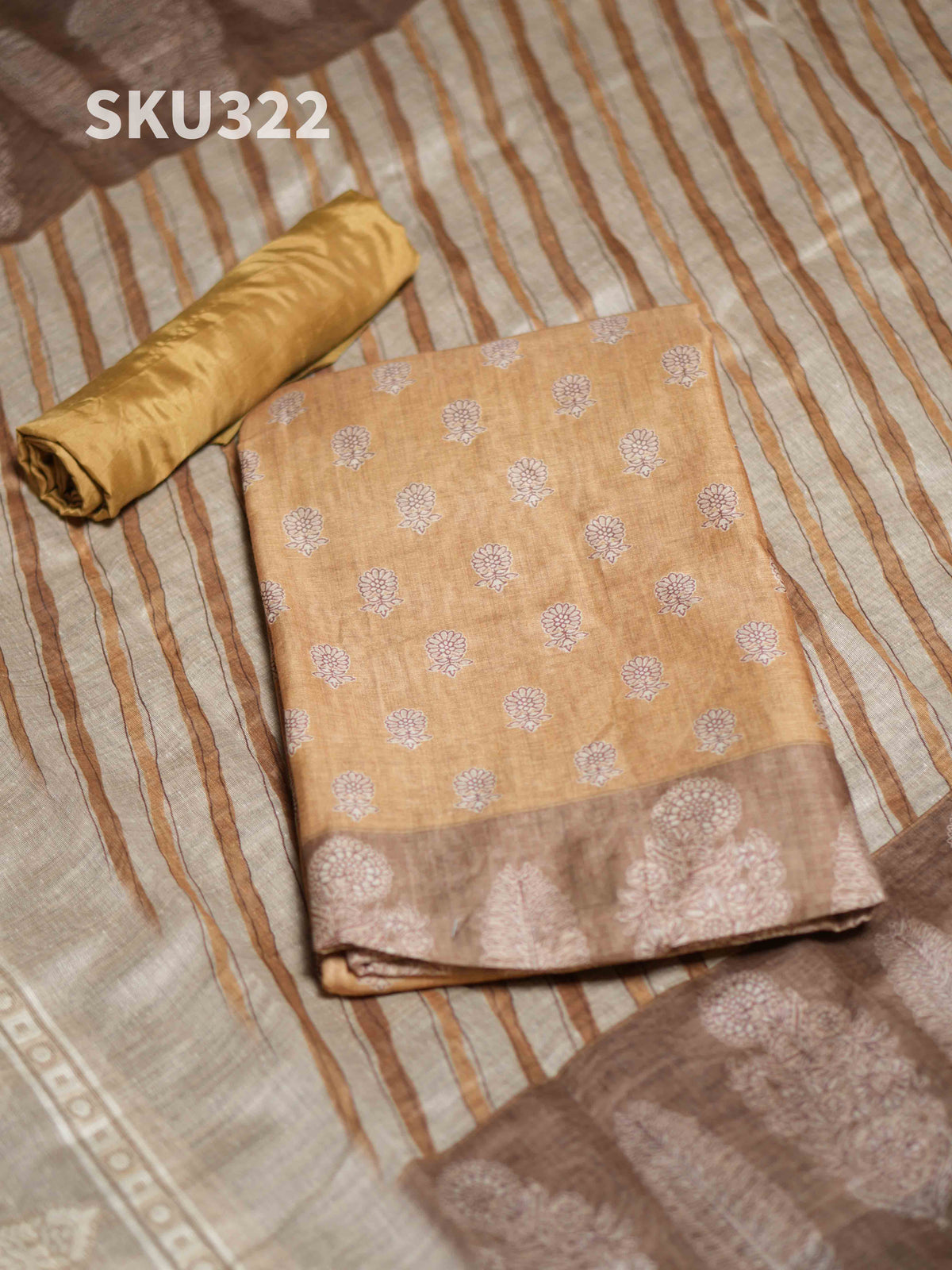 Chanderi Salwar Materials Heritage Weave / SKU322 – 5