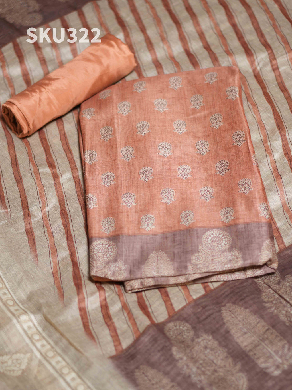 Chanderi Salwar Materials Elegant Drape / SKU322 – 7