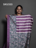 Gulabi Tussar Sarees Festive Grace / SKU355 – 1
