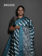 Gulabi Tussar Sarees Royal Charm / SKU355 – 2