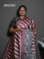 Gulabi Tussar Sarees Timeless Beauty / SKU355 – 3