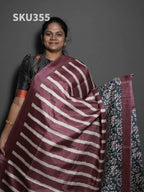 Gulabi Tussar Sarees Timeless Beauty / SKU355 – 3