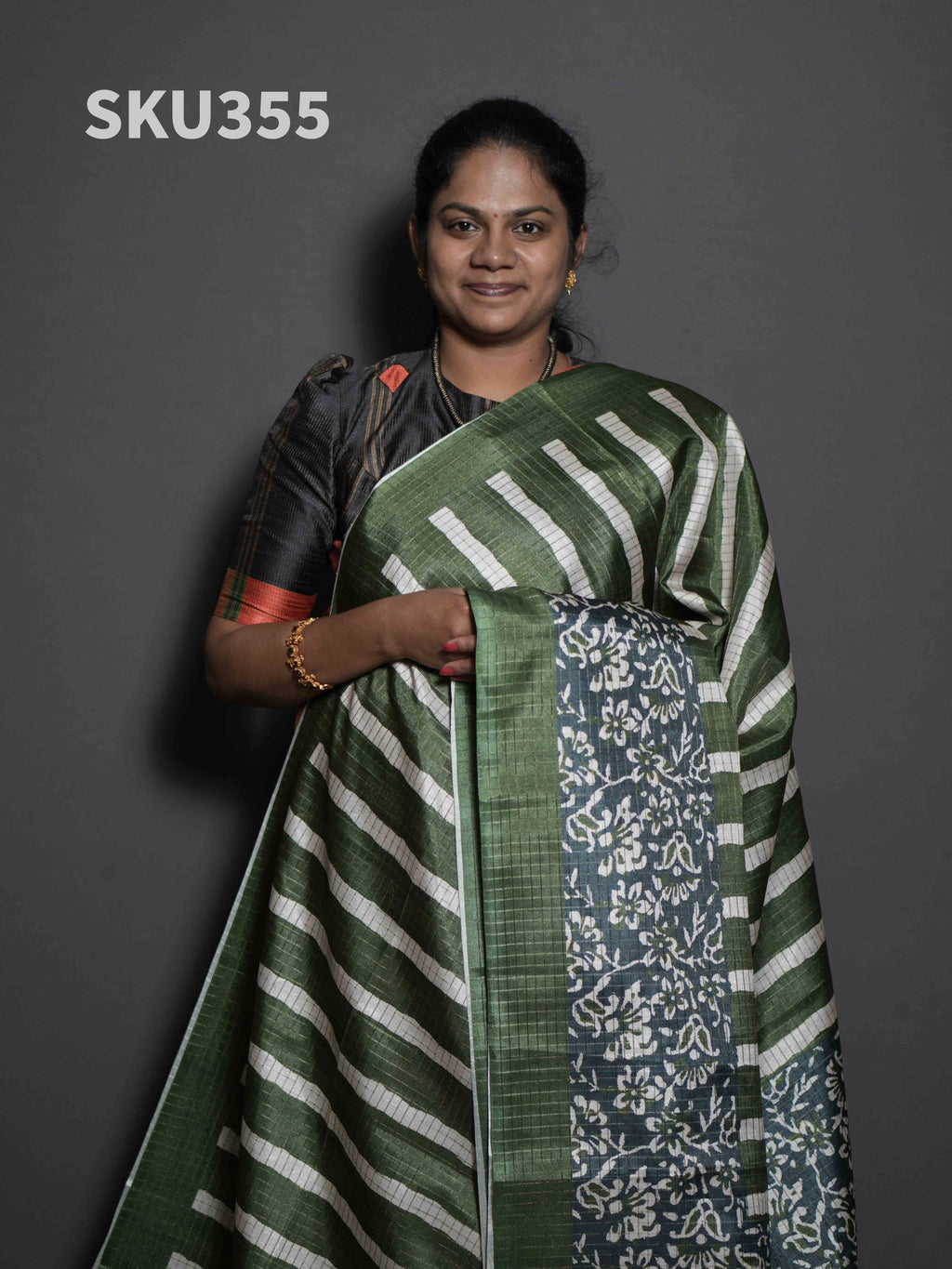Gulabi Tussar Sarees Heritage Allure / SKU355 – 4