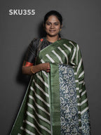 Gulabi Tussar Sarees Heritage Allure / SKU355 – 4