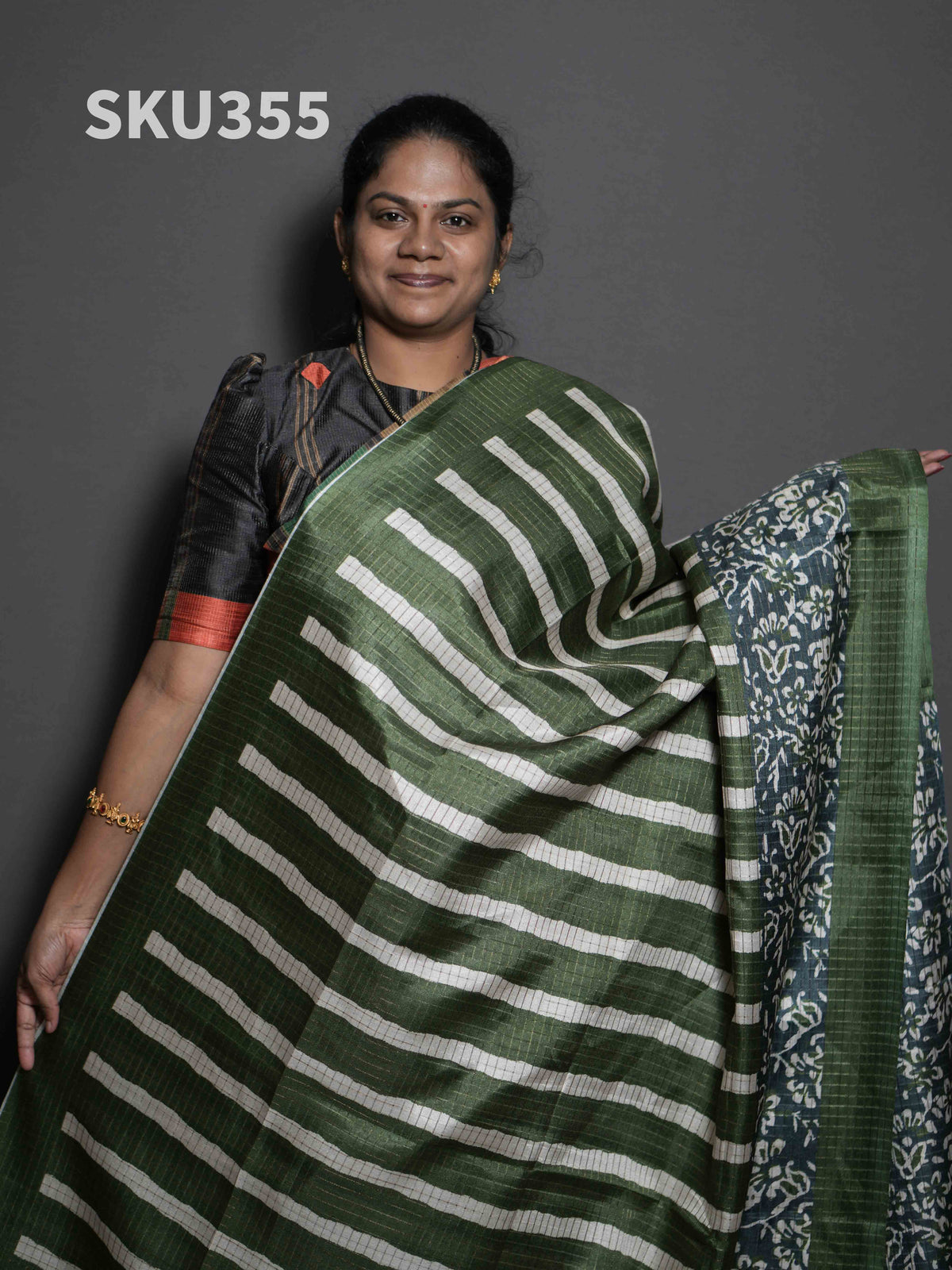 Gulabi Tussar Sarees Heritage Allure / SKU355 – 4