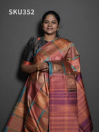 Tissue Chappa Sarees Timeless Charm / SKU352 – 3