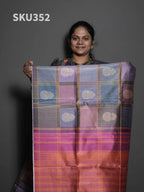 Tissue Chappa Sarees Graceful Drape / SKU352 – 7