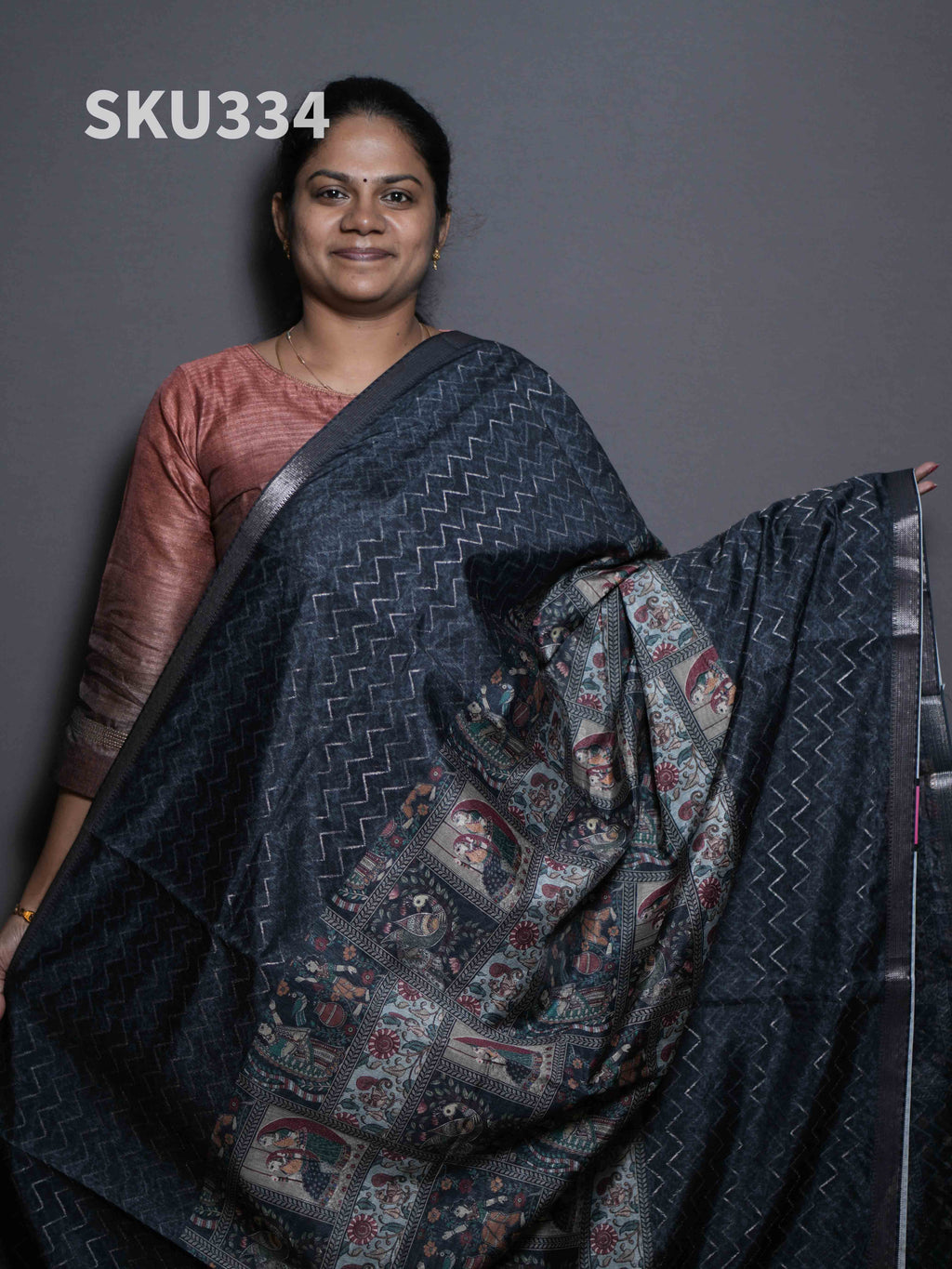 Chanderi Sarees Royal Grace / SKU334 – 1