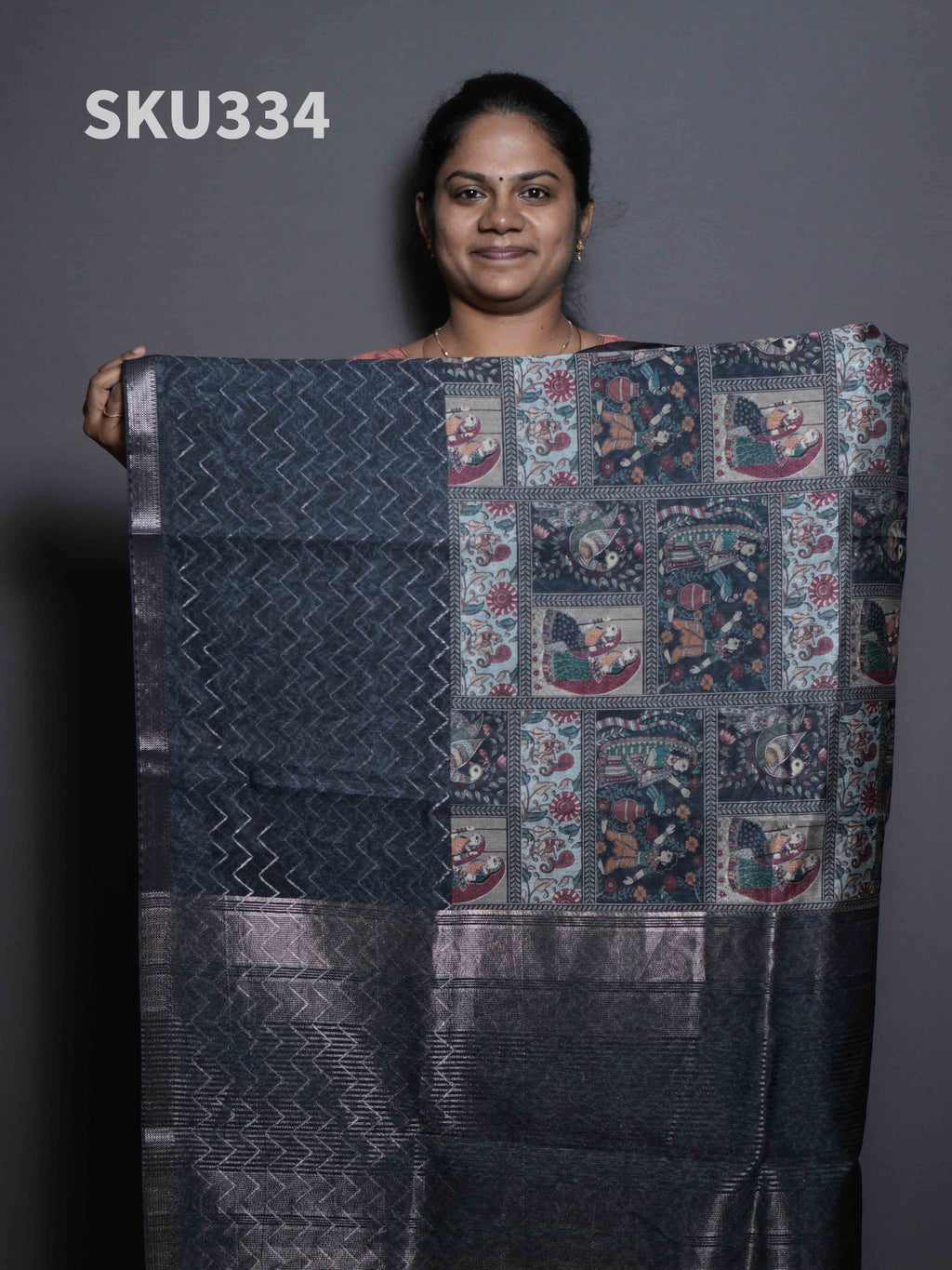 Chanderi Sarees Royal Grace / SKU334 – 1