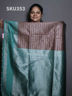 Jute Tussar Sarees Rustic Charm / SKU353 – 1