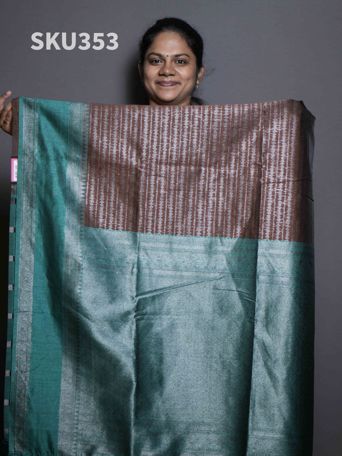 Jute Tussar Sarees Rustic Charm / SKU353 – 1