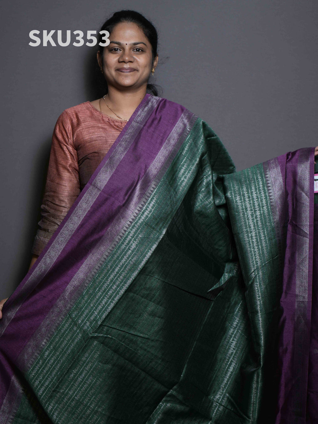 Jute Tussar Sarees Heritage Grace / SKU353 – 2